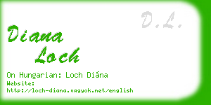 diana loch business card