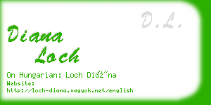 diana loch business card